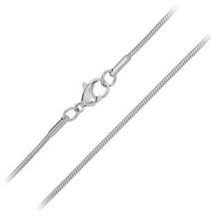 OPE1160-012-60 Ocelový řetízek - had délka 60 cm, tl. 1,2 mm