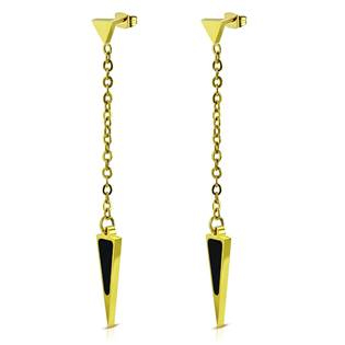OPN1538-GD Visací ocelové geometrické náušnice