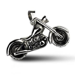 OPP1144 Ocelový přívěšek - motorka chopper