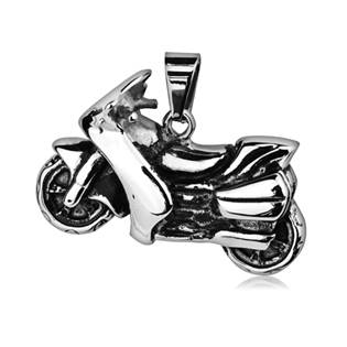 OPP1320 Ocelový přívěšek - motorka silniční