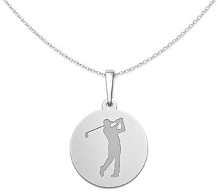 PA1900 Stříbrný přívěsek golfista