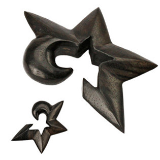 PL01084-03 Dřevěná hvězda, průměr 3 mm