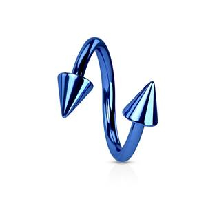 SP1002B-1210 Piercing spirála modrá 1,2 x 10 mm
