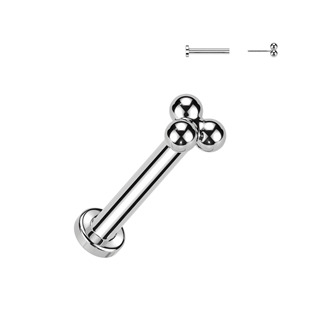 TIT1123-1208 Piercing do brady - PUSH IN labreta titan