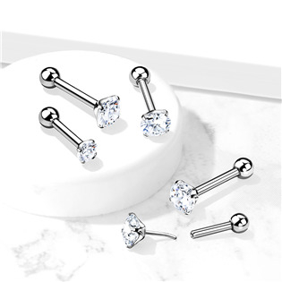 TIT1125-1208-04 PUSH IN cartilage piercing do ucha TITAN