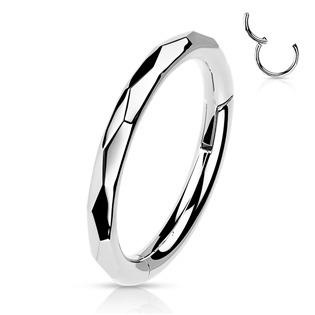 TIT1144-1208 Segment kruh - helix / cartilage / tragus piercing TITAN