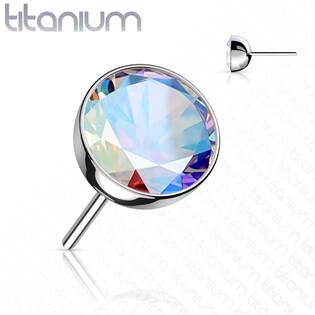 TIT1147AB-025 Kamínek k PUSH IN piercingu TITAN
