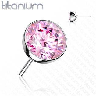TIT1147P-030 Kamínek k PUSH IN piercingu TITAN