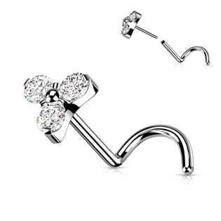 TIT1177 PUSH IN piercing do nosu TITAN, 0,8 x 6 mm