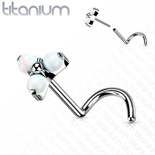 TIT1178 PUSH IN piercing do nosu TITAN, 0,8 x 6 mm