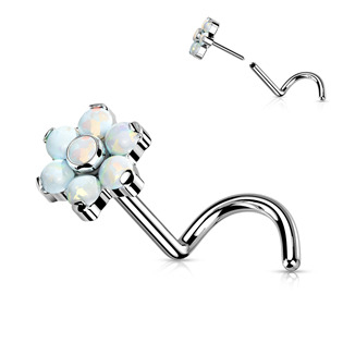 TIT1180 PUSH IN piercing do nosu TITAN, 0,8 x 6 mm
