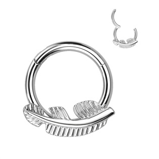 TIT1224-1210 Segment kruh - helix / cartilage / tragus / septum piercing TITAN