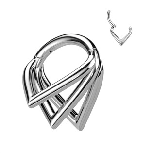 TIT1226-1210 Segment kruh - helix / cartilage / tragus piercing TITAN