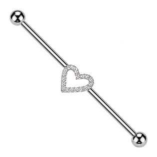 TIT1422 Industrial piercing TITAN srdíčko
