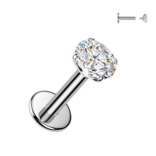 TM042-12064 Piercing do brady - labreta TITAN Moissanit 0.25ct (4mm)