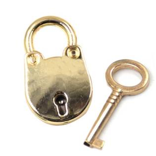 ZA0014 Zámeček lásky zlacený, rozměr 37 x 22 mm