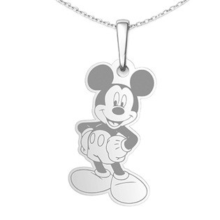 PA1834 Stříbrný přívěsek Mickey Mouse