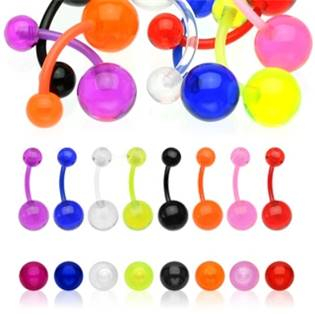 BA01051-B Piercing do pupíku - banánek