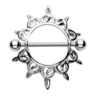 BR01011 Piercing do bradavky se štítem