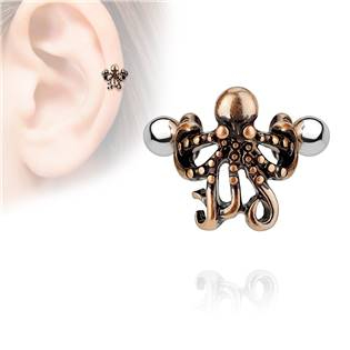 CP1024 Cartilage piercing do ucha - chobotnice