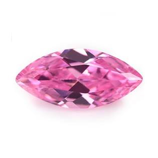 CZM400-015 CZ Kubický zirkon - Pink, 2 x 4 mm