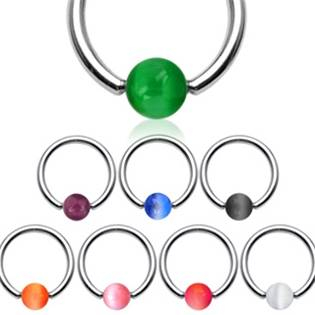 K01030-K Piercing kruh akrylát, rozměr 1,2 x 10 mm