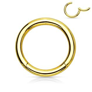 K01039GD-2012 Piercing segment kruh - zlatý