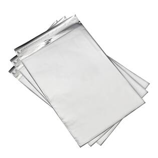 KR0404-ST Dárkový sáček stříbrný matný 120 x 150 mm