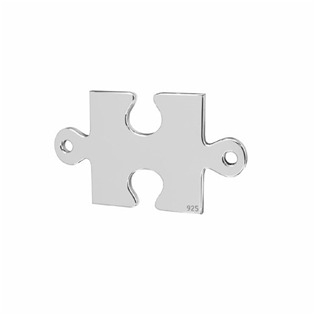 KST1159 Stříbrný komponenta - přívěšek puzzle