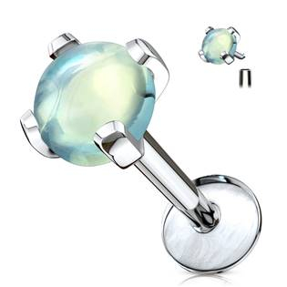 LB0002-JD Labreta / piercing do brady, Jadeit