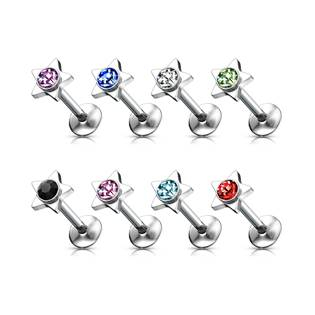 LB01026-E Piercing do brady - labreta hvězda