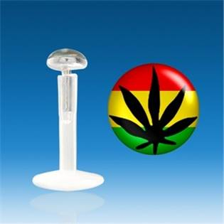 LB01133 Piercing do brady - list marihuany