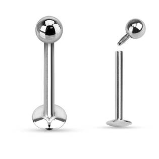 LB1072-16104 Piercing do brady s kuličkou - vnitřní závit