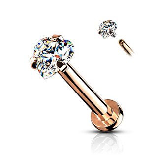 LB1095RD-1208 Piercing do brady labreta / cartilge