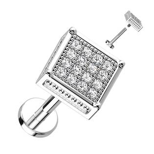LB1116ST-1208 Piercing do brady se zirkony