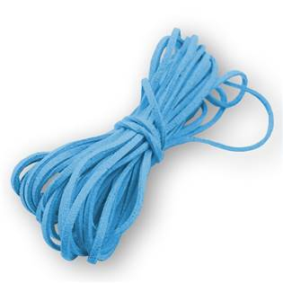 LR8001-18 Semišová šňůrka tyskysová - 2,5 mm, délka 100 cm