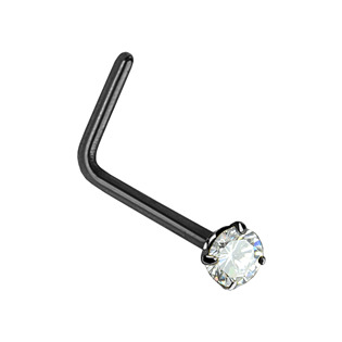 N01051-K Zahnutý piercing do nosu