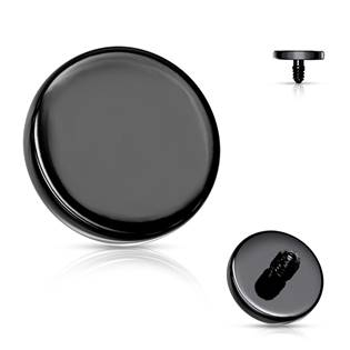 ND007-03K Náhradní černá placička závit 1,2 mm, průměr 3 mm