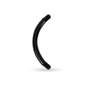 ND01017-1210 Piercing - náhradní tyčka zahnutá BioFlex 1,2 x 10 mm