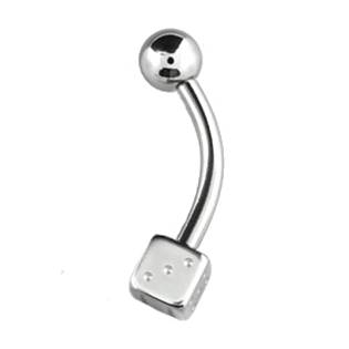 OB01001 Piercing do obočí - hrací kostka