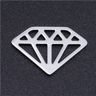 OK1407-ST Ocelový přívěšek - diamant