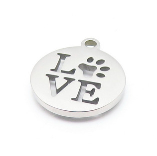 OK1451-ST Ocelový přívěšek LOVE