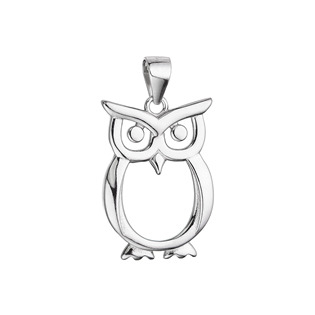 EG1349 Stříbrný přívěsek sova