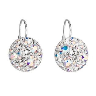 EG2055-AB Stříbrné náušnice s krystaly Crystals from Swarovski® AB