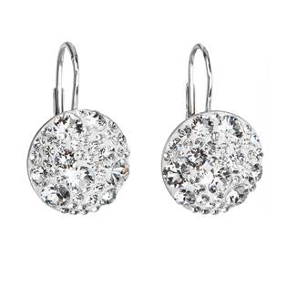 EG2055-CR Stříbrné náušnice s krystaly Crystals from Swarovski® Crystal
