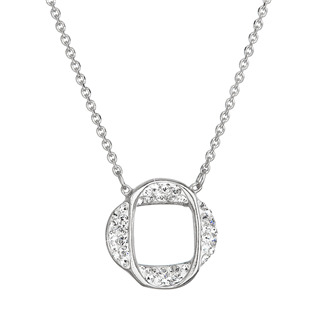 EG4003-CR Stříbrný náhrdelník s Crystals from Swarovski® Crystal