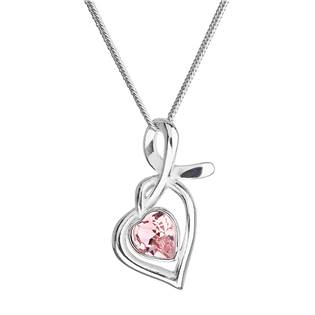 EG4256-P Stříbrný náhrdelník se Swarovski krystalem