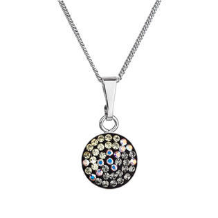 EG4359-MN Stříbrný náhrdelník se Swarovski krystaly, Moonlight