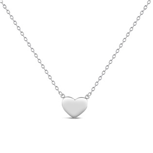 NB-2327 Střibrný náhrdelník se srdíčkem