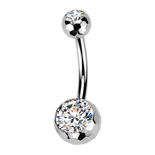 TIT1593-1612 Piercing do pupíku banánek - TITAN, 1,6 x 12 mm